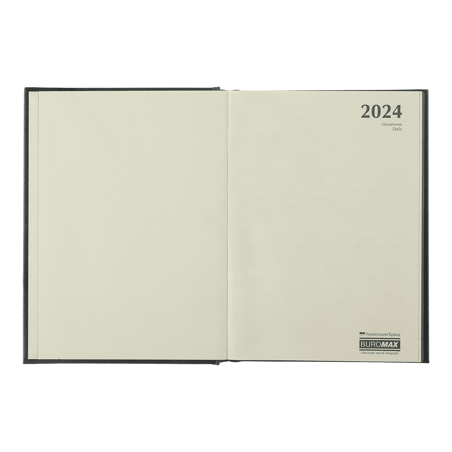 Щоденник датований Buromax Base 2024 А5 зелений (BM.2108-04) - фото 4