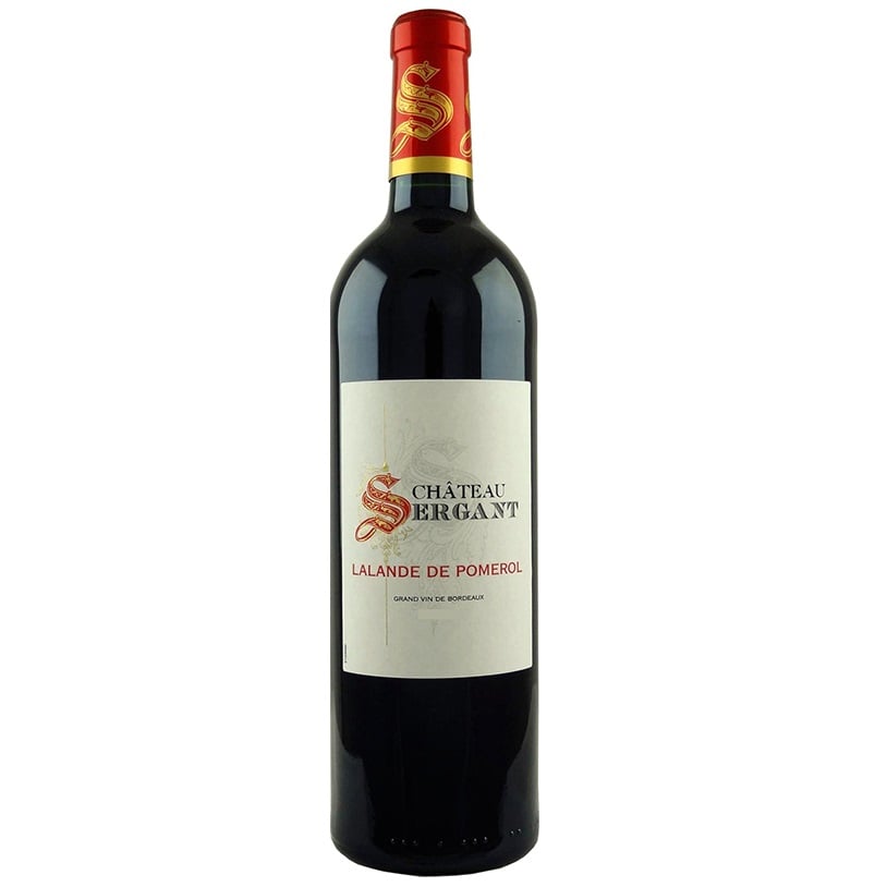 Вино Chateau Sergant Lalande de Pomerol, червоне, сухе, 13%, 0,75 л (1313550) - фото 1