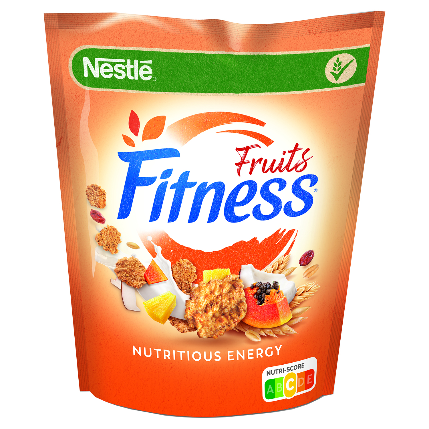 Готовый сухой завтрак Fitness & Fruits хлопья из цельной пшеницы с фруктами 225 г - фото 1