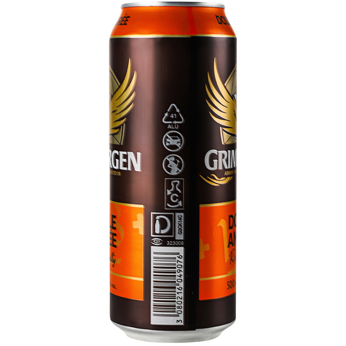 Пиво Grimbergen Double Ambree, темное, 6,5%, ж/б, 0,5 л (797415) - фото 2