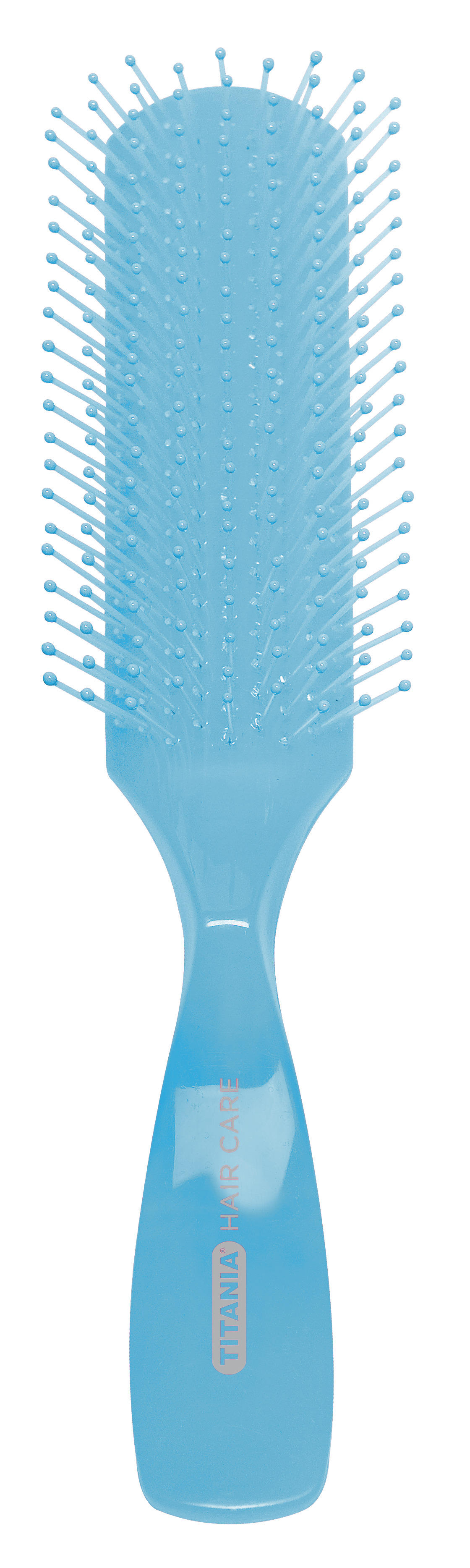 Щетка для волос Titania массажная, 9 рядов, синий (1830 син) - фото 1