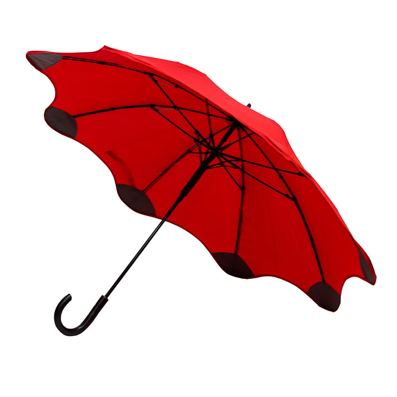 Зонт-трость Line art Blantier, с защитными наконечниками, красный (45400-5) - фото 1
