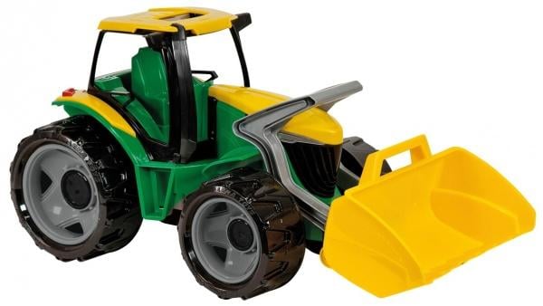 Трактор Lena с грейдером, 62 см, зеленый с желтым (2057) - фото 1