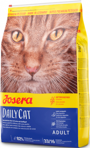 Сухой корм для котов с чувствительным пищеварением Josera DailyCat, с мясом птицы, 0,4 кг - фото 1