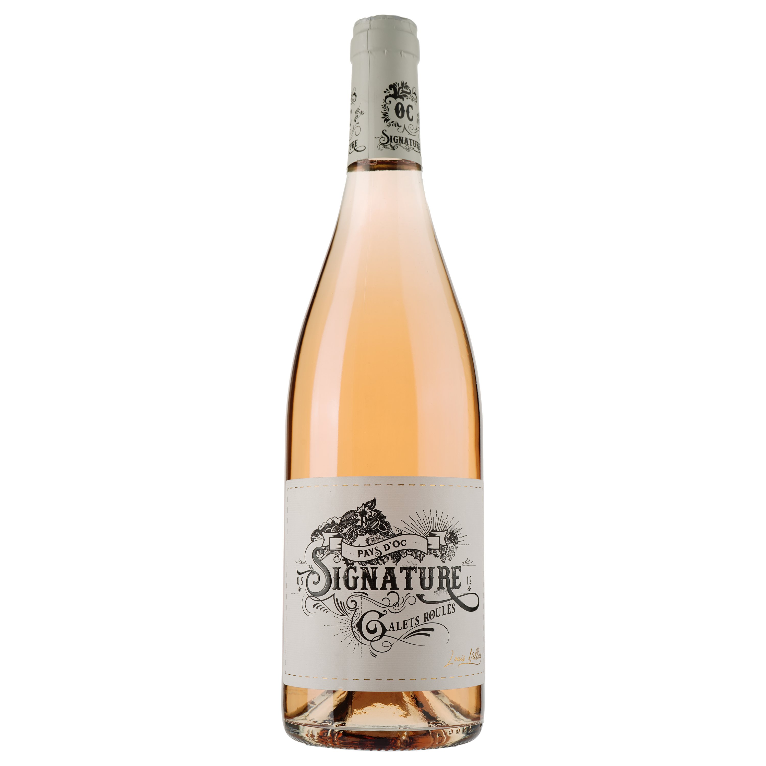 Вино Signature Galets Roules Rose IGP Pays D'Oc, розовое, сухое, 0.75 л - фото 1