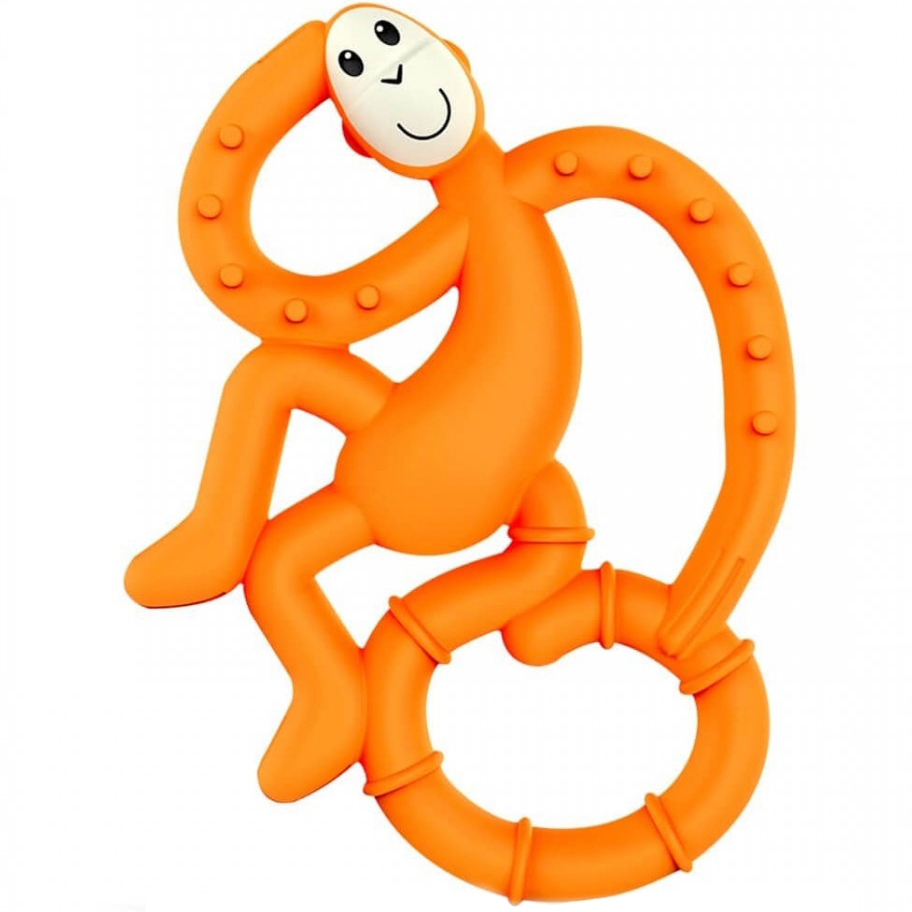 Іграшка-прорізувач Matchstick Monkey Маленька танцююча Мавпочка, 10 см, помаранчева (MM-МMT-005) - фото 1
