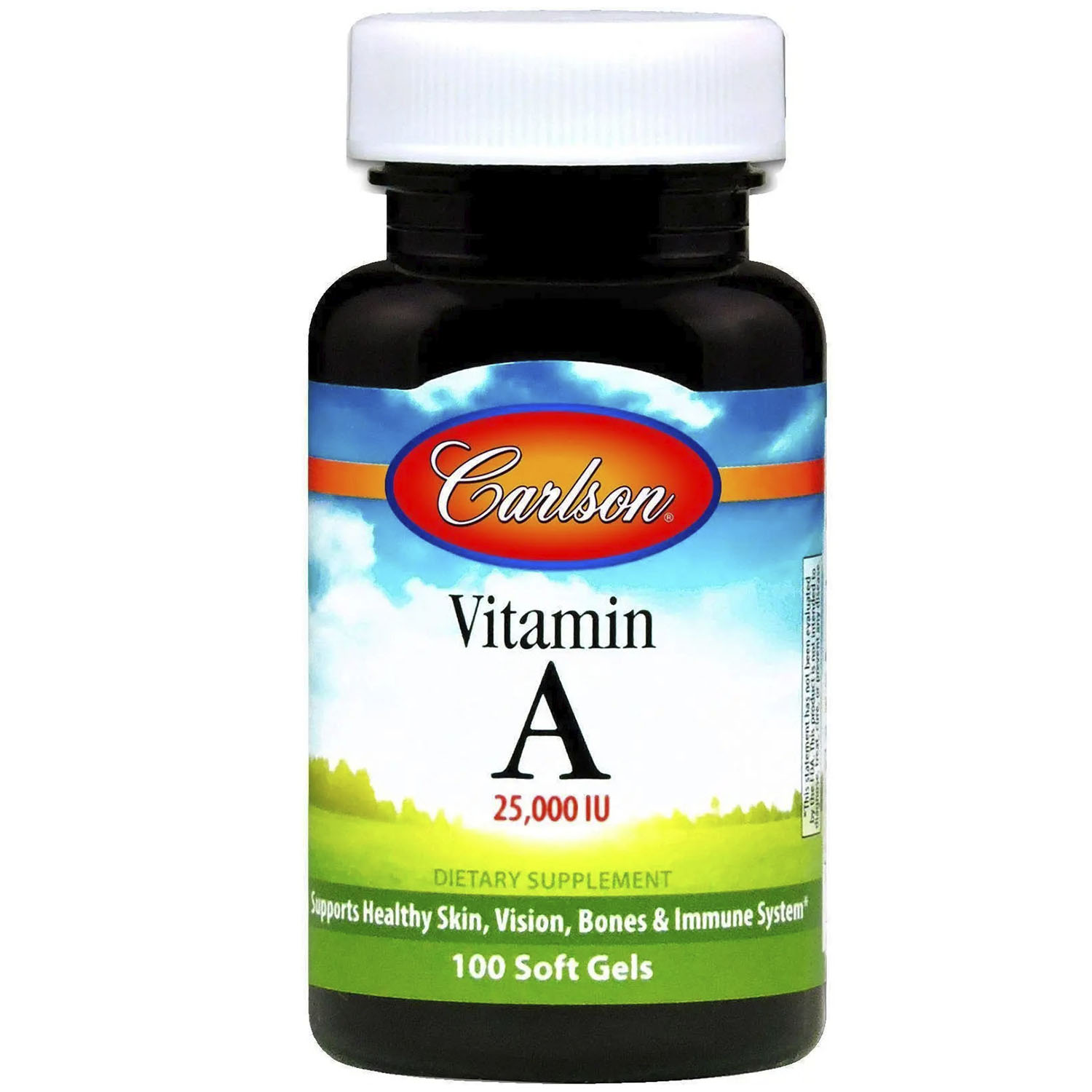 Вітамін А Carlson Vitamin A 25 000 МО 100 гелевих капсул - фото 1