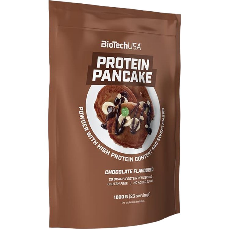 Протеїнові млинці BioTech USA Protein Pancake Шоколад 1000 г - фото 1