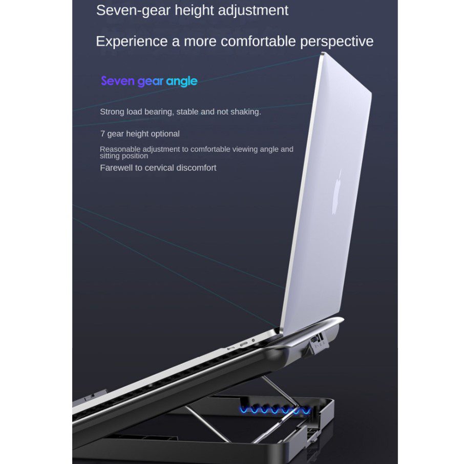 Охлаждающая подставка для ноутбука Ice Coorel A18, 2xUSB 15.6 дюймов  - фото 5