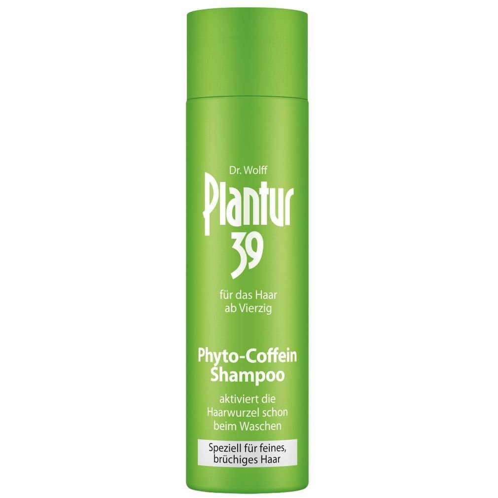 Шампунь проти випадіння волосся Plantur 39 Phyto-Coffein Shampoo, для тонкого та ламкого волосся, 250 мл - фото 1