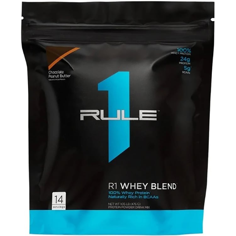 Протеин Rule 1 R1 Whey Blend Шоколад арахисовое масло 476 г - фото 1