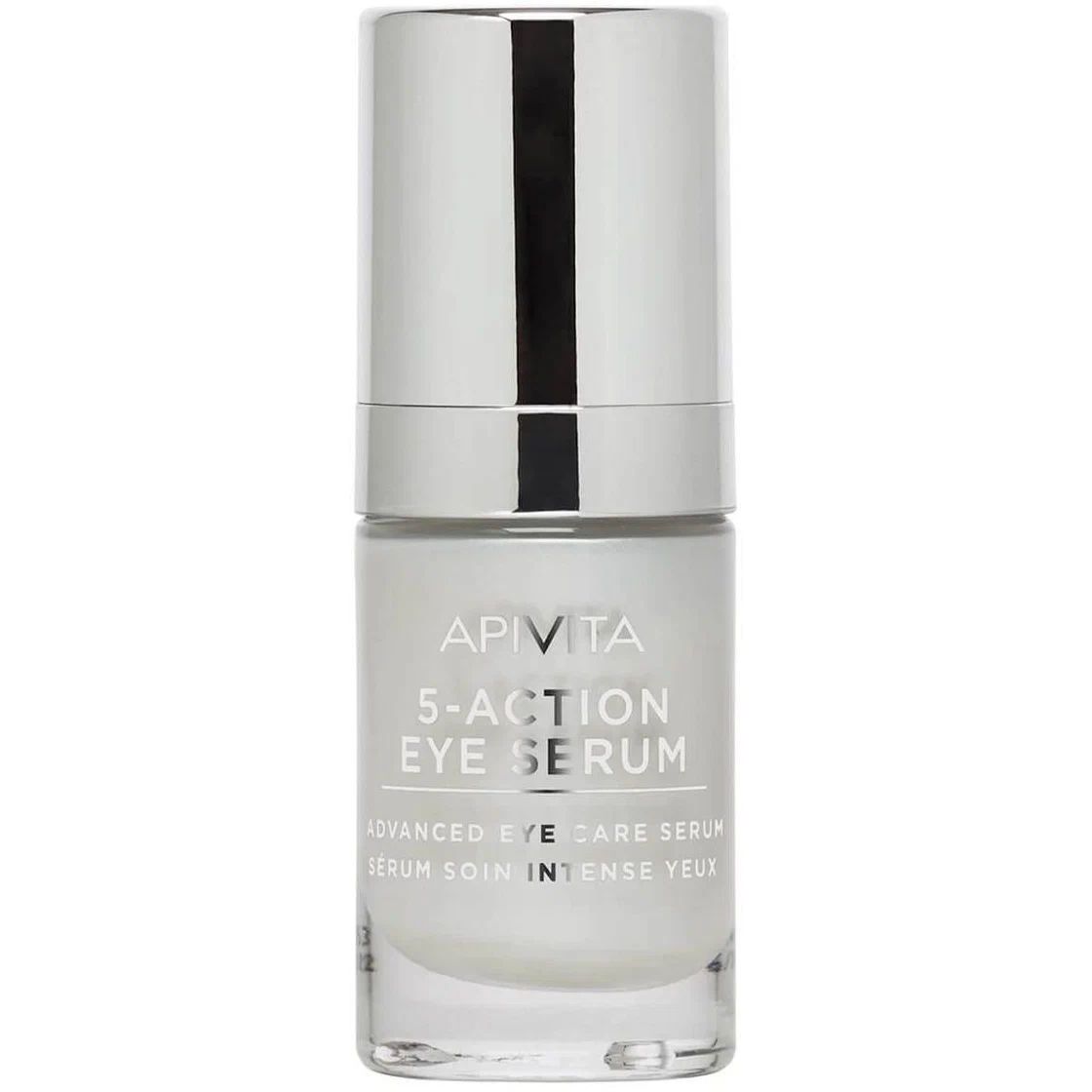 Сыворотка интенсивного ухода Apivita 5 Action Eye Serum 5 в 1 для кожи вокруг глаз, 15 мл - фото 1