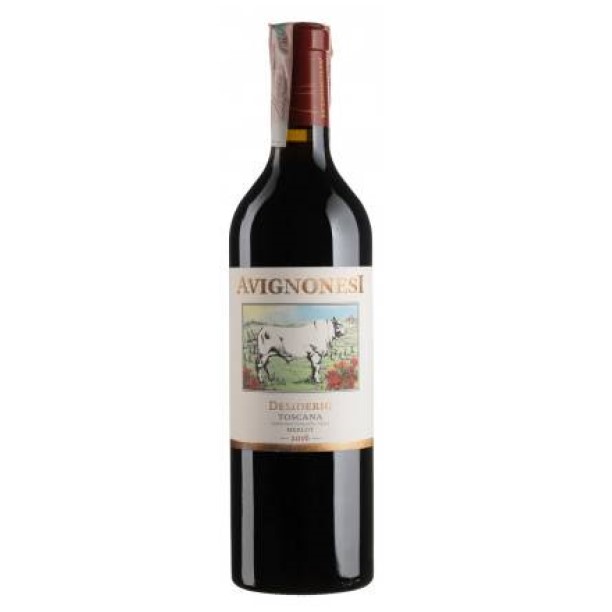 Вино Avignonesi Desiderio Cortona Merlot 2016, красное, сухое, 0,75 л - фото 1