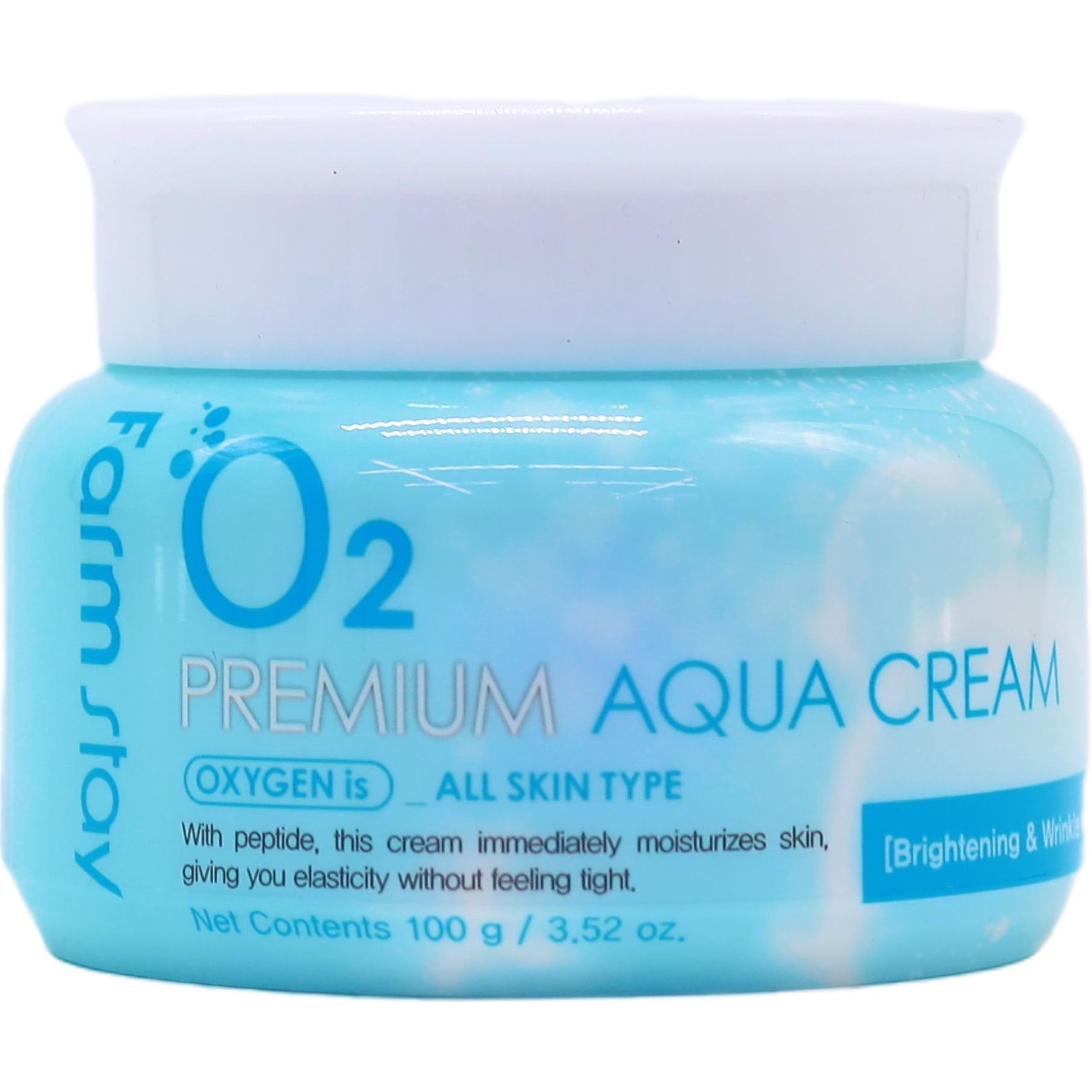 Крем для лица FarmStay O2 Premium Aqua Cream 100 г - фото 1