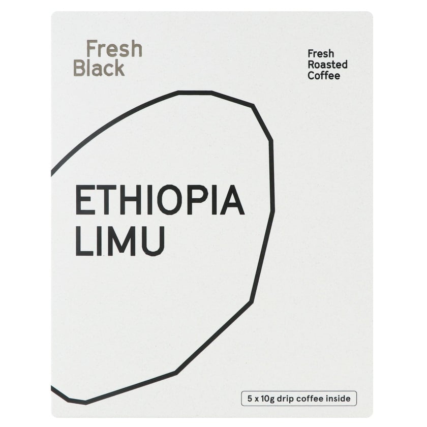 Дріп-кава Fresh Black Ethiopia Limu, 50 г (5 шт. по 10 г) (912551) - фото 1