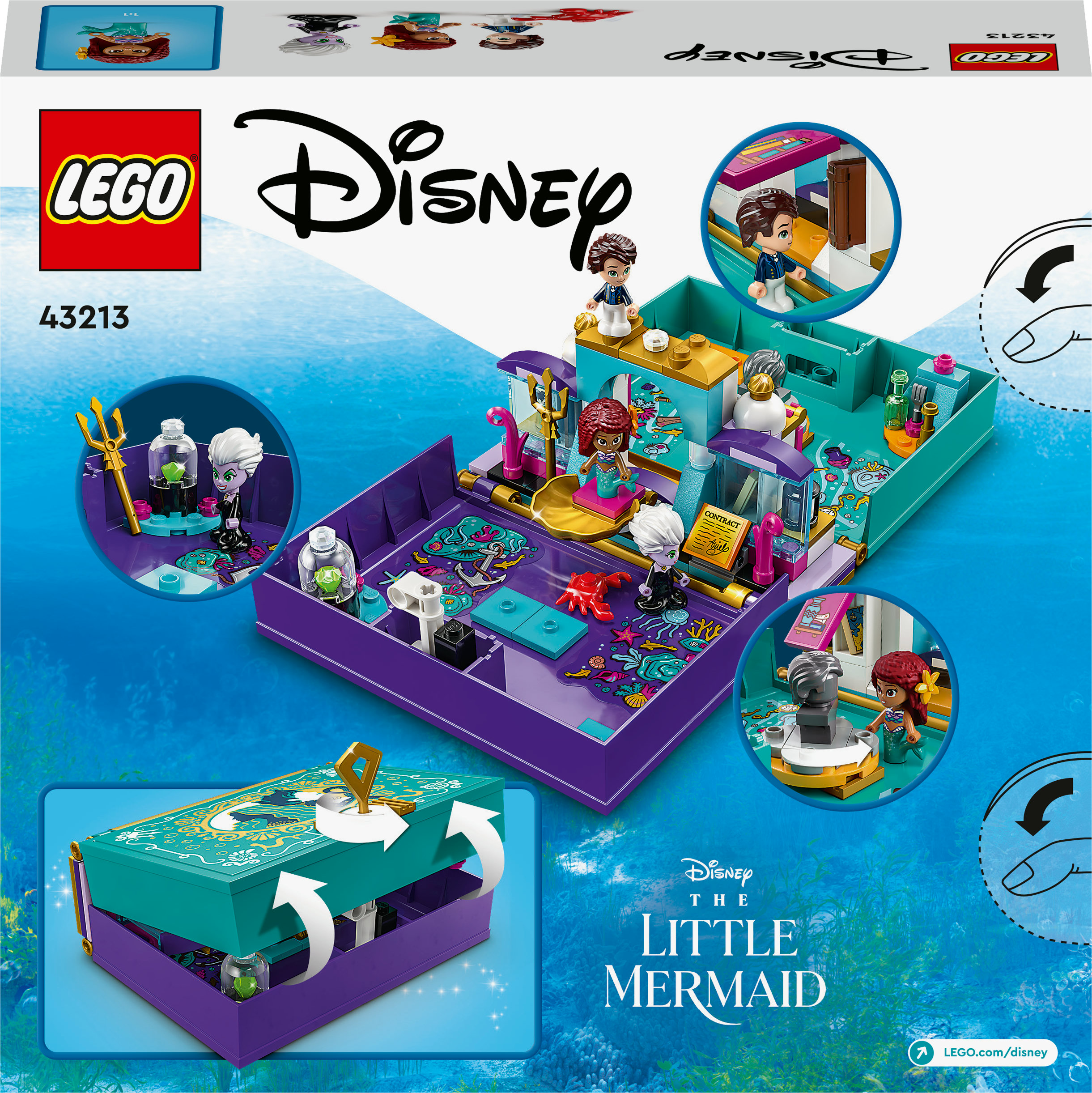 Конструктор LEGO Disney Princess Книга приключений Русалочки, 134 детали (43213) - фото 8
