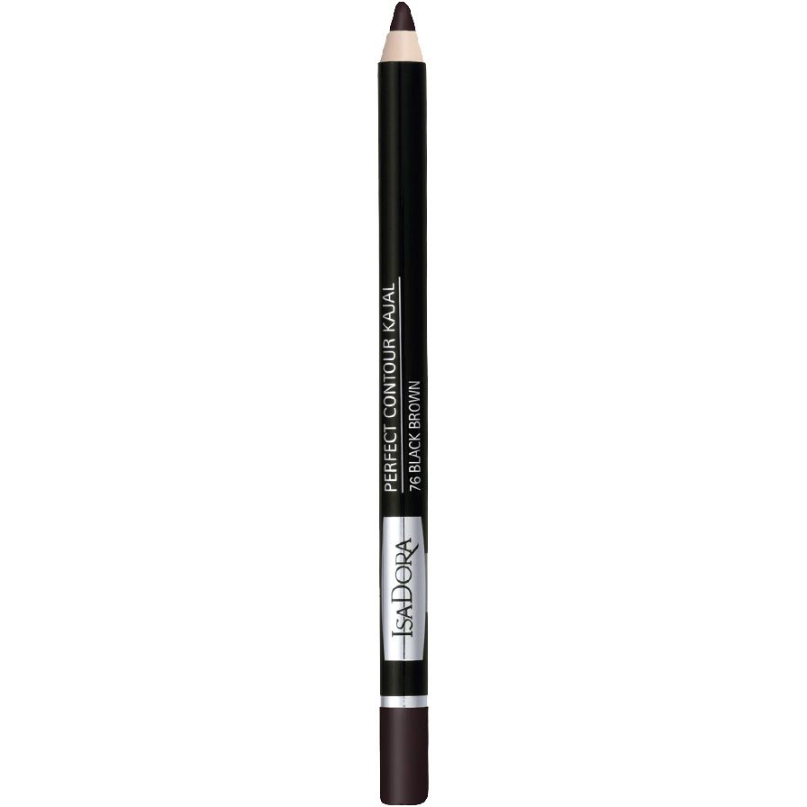 Олівець для очей IsaDora Perfect Contour Kajal відтінок 76 (Black Brown) вага 1.2 г - фото 1