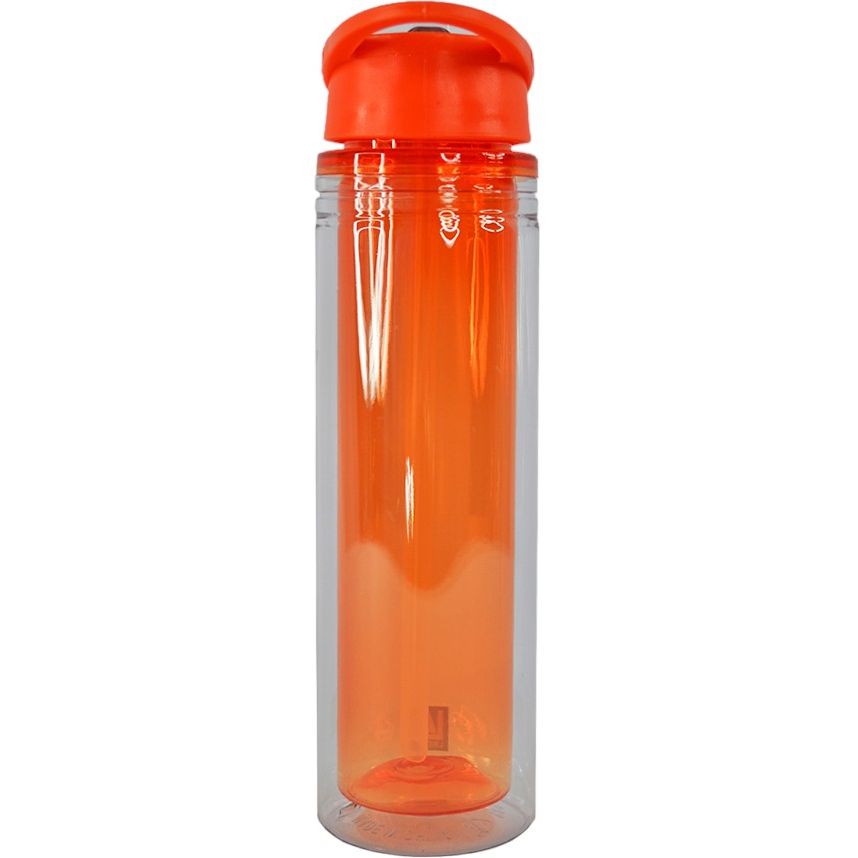 Бутылка для воды Line Art Limpid 620 мл оранжевая (20225LA-06) - фото 2