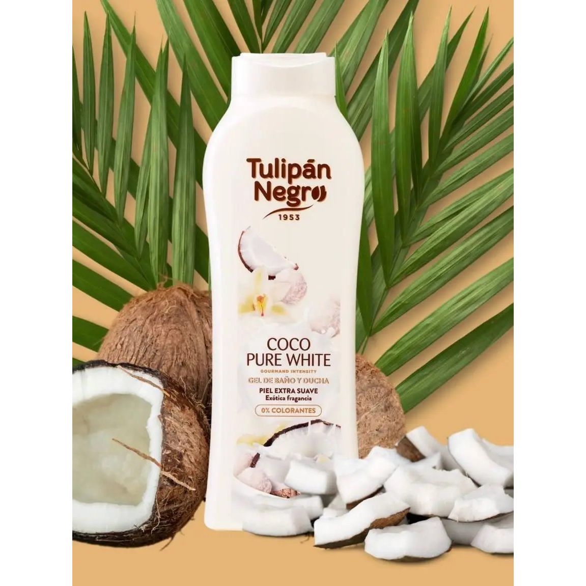 Гель для душу Tulipan Negro Coco Pure White 650 мл - фото 3