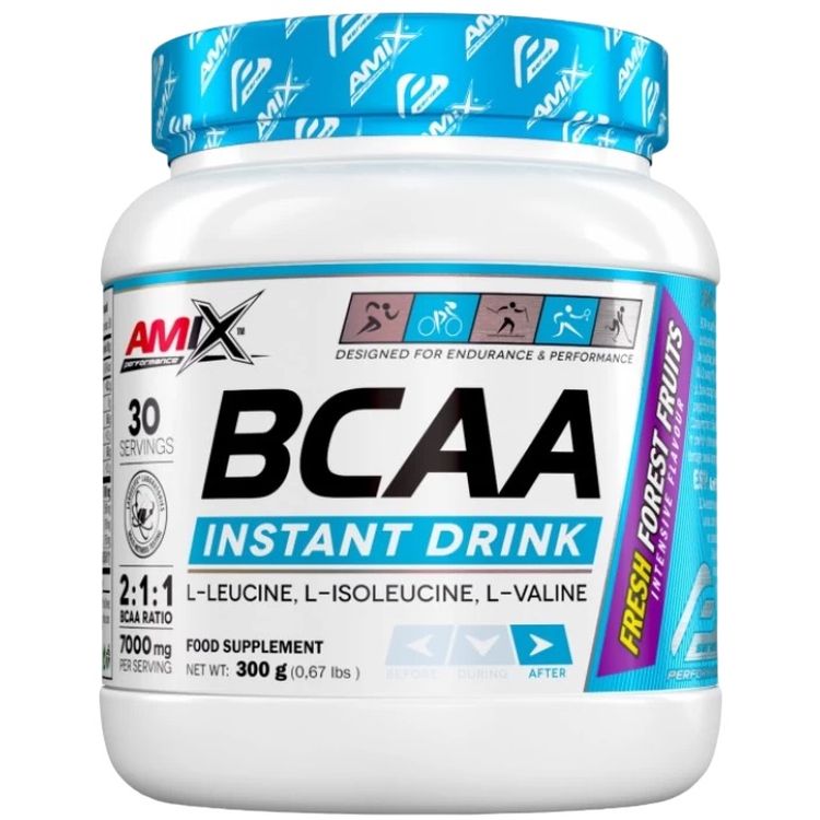 Аминокислоты ВСАА Amix Performance Instant Drink лесные фрукты 300 г - фото 1