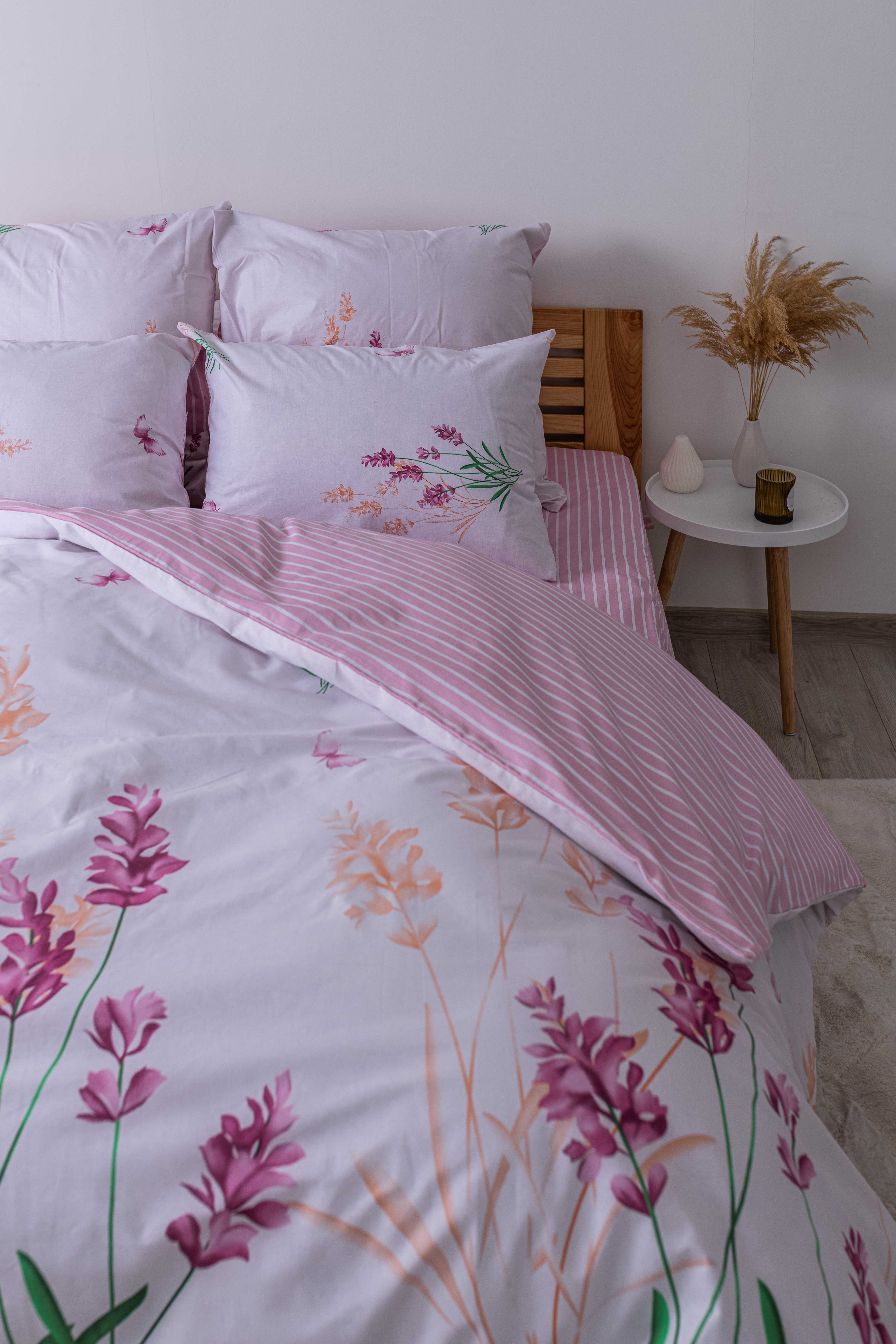 Комплект постельного белья ТЕП Soft dreams 338 Aurora двуспальный розовый с белым (2-03858_25784) - фото 4