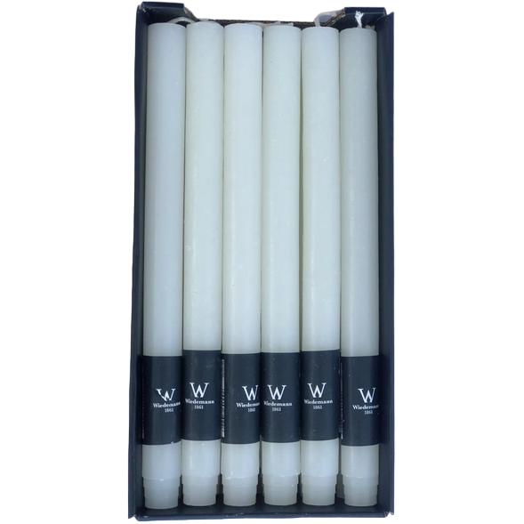 Свічки Pragnis, 2,2х27 см, 12 шт, білі (H2227-004W) - фото 1