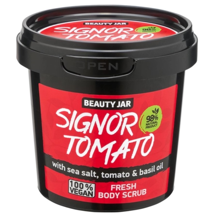 Свіжий скраб для тіла Beauty Jar Signor Tomato 200 г - фото 1
