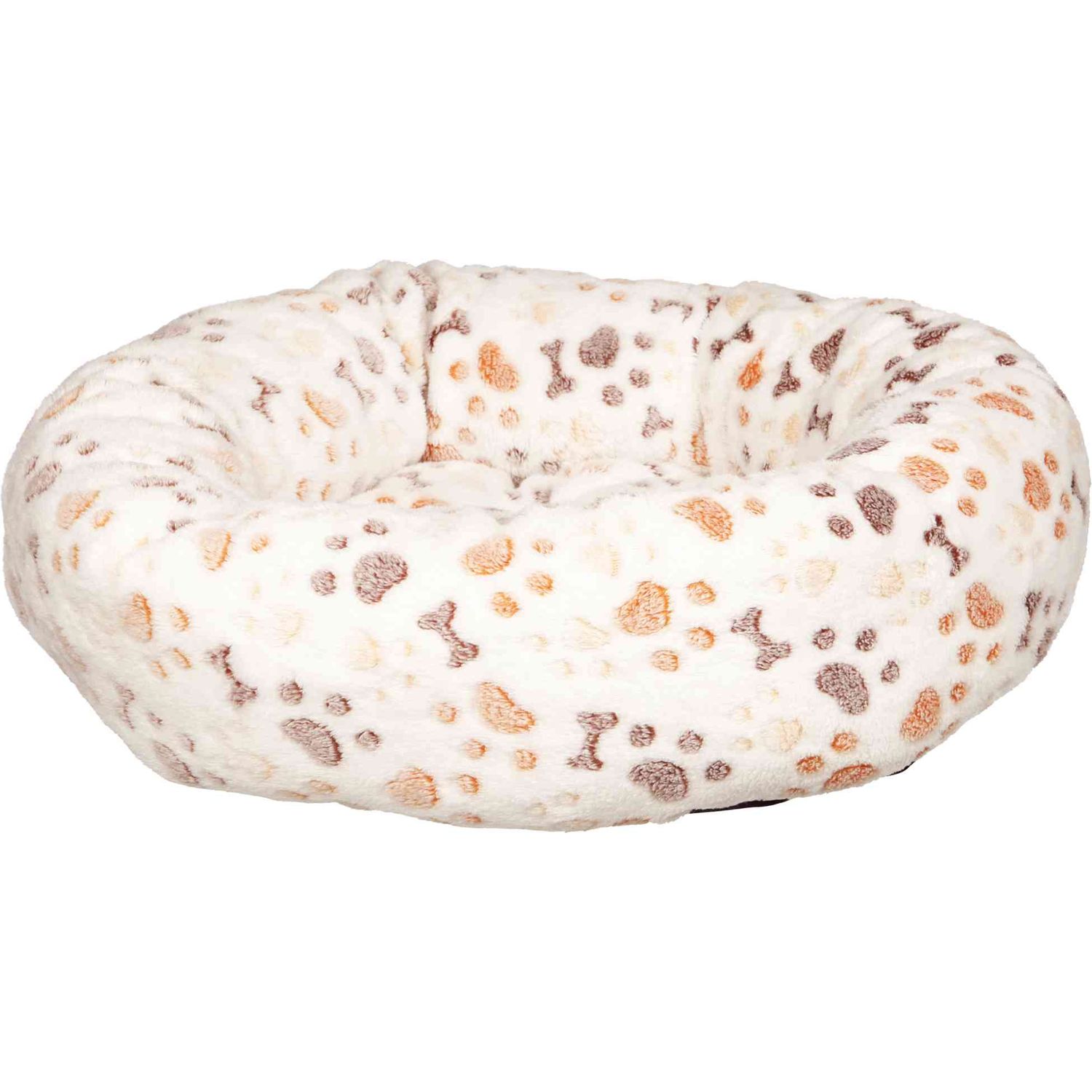 Лежак для собак Trixie Lingo, плюшевий, 50х40 см, білий з бежевим - фото 1