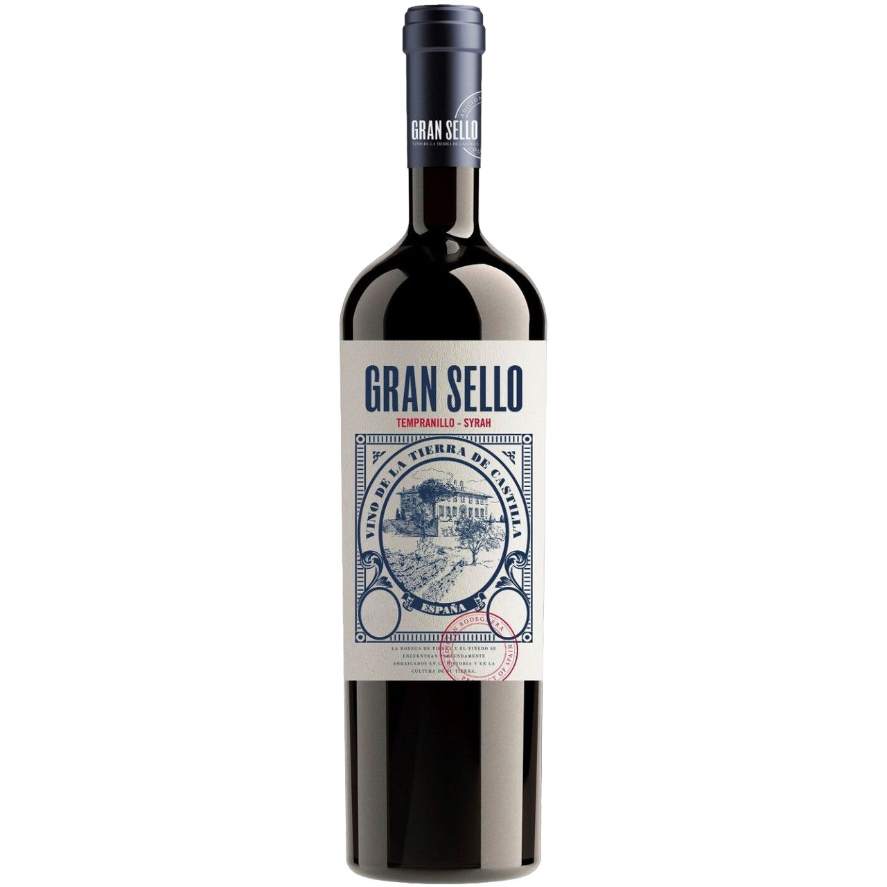 Вино Gran Sello Tempranillo Syrah 2020 червоне сухе 1.5 л - фото 1