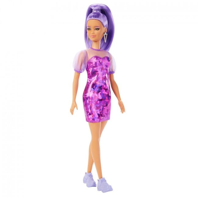 Лялька Barbie Модниця у фіолетових відтінках, 29 см (HBV12) - фото 2