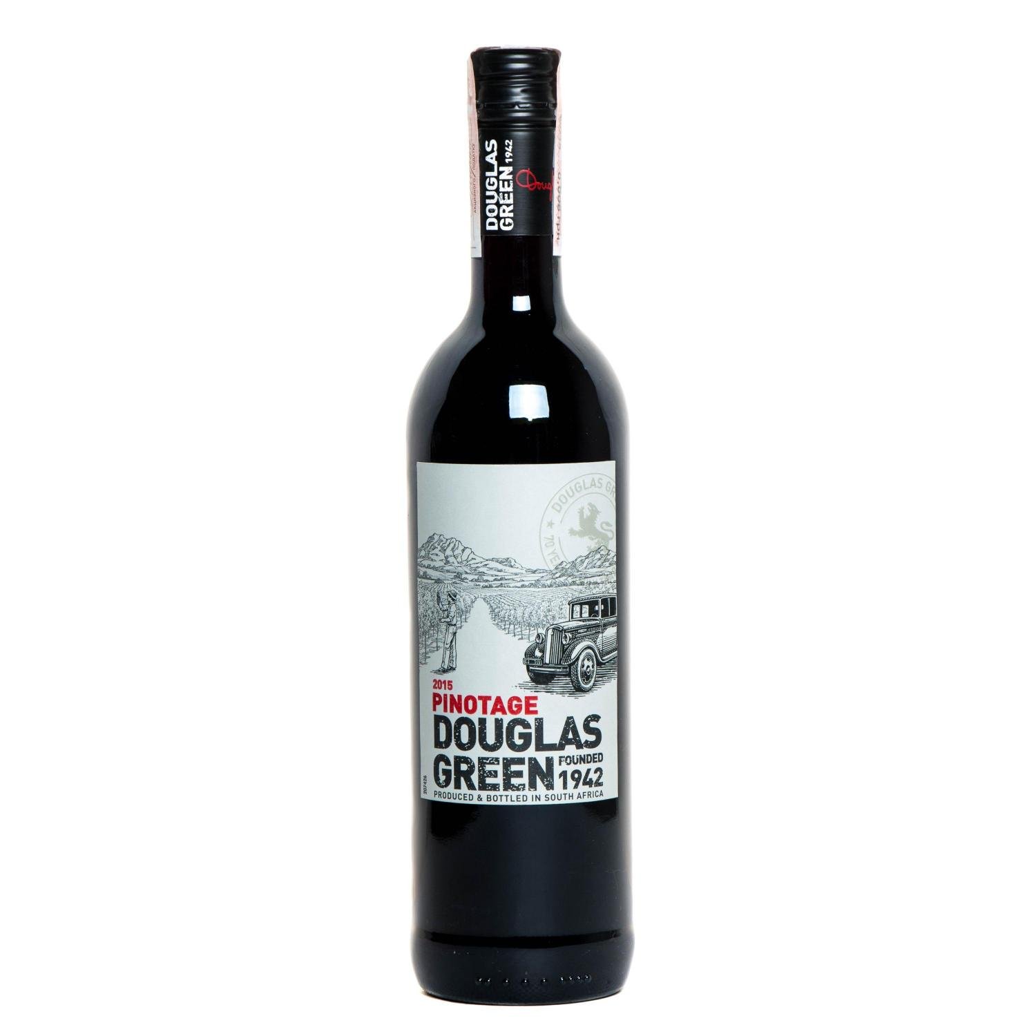 Вино Douglas Green Pinotage, красное, сухое, 14%, 0,75 л (569035) - фото 1