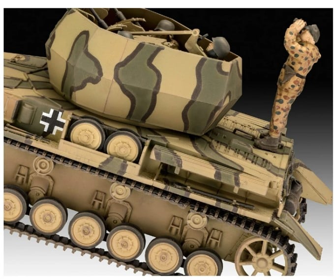 Сборная модель Revell Противовоздушный танк IV Смерч, уровень 5, масштаб 1:35, 321 деталь (RVL-03296) - фото 6