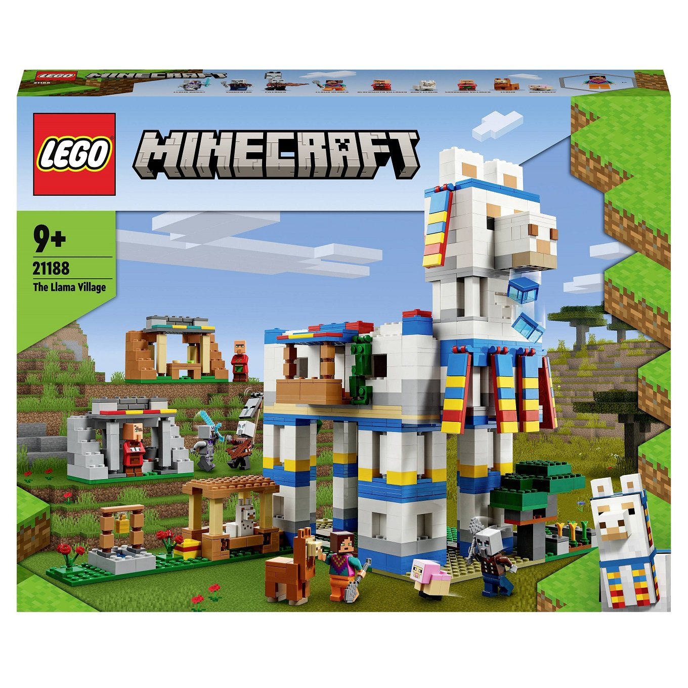 Конструктор LEGO Minecraft Minecraft Деревня лам, 1252 деталей (21188) - фото 1