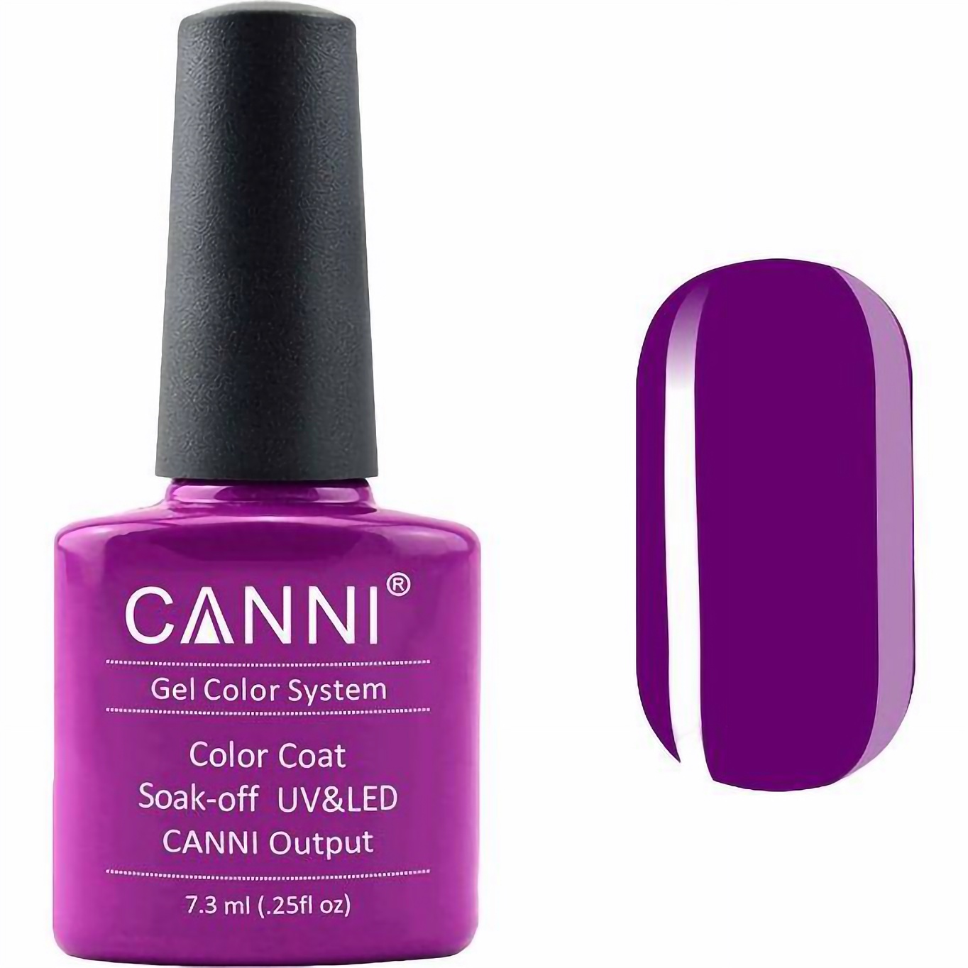 Гель-лак Canni Color Coat Soak-off UV&LED 85 насичений бузковий 7.3 мл - фото 1