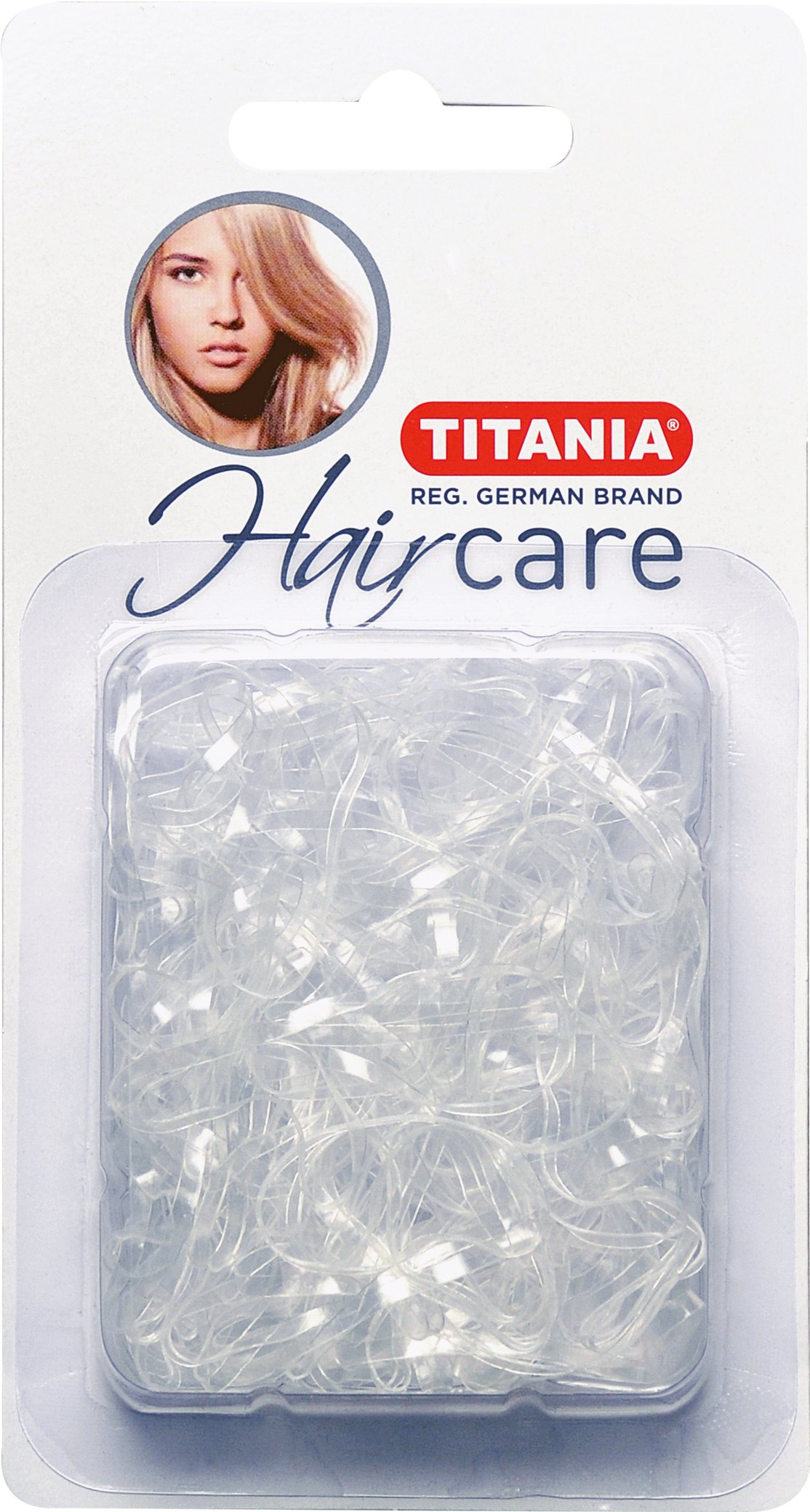 Набор силиконовых резинок Titania, 2 см, прозрачные, 150 шт. (8065 В) - фото 1