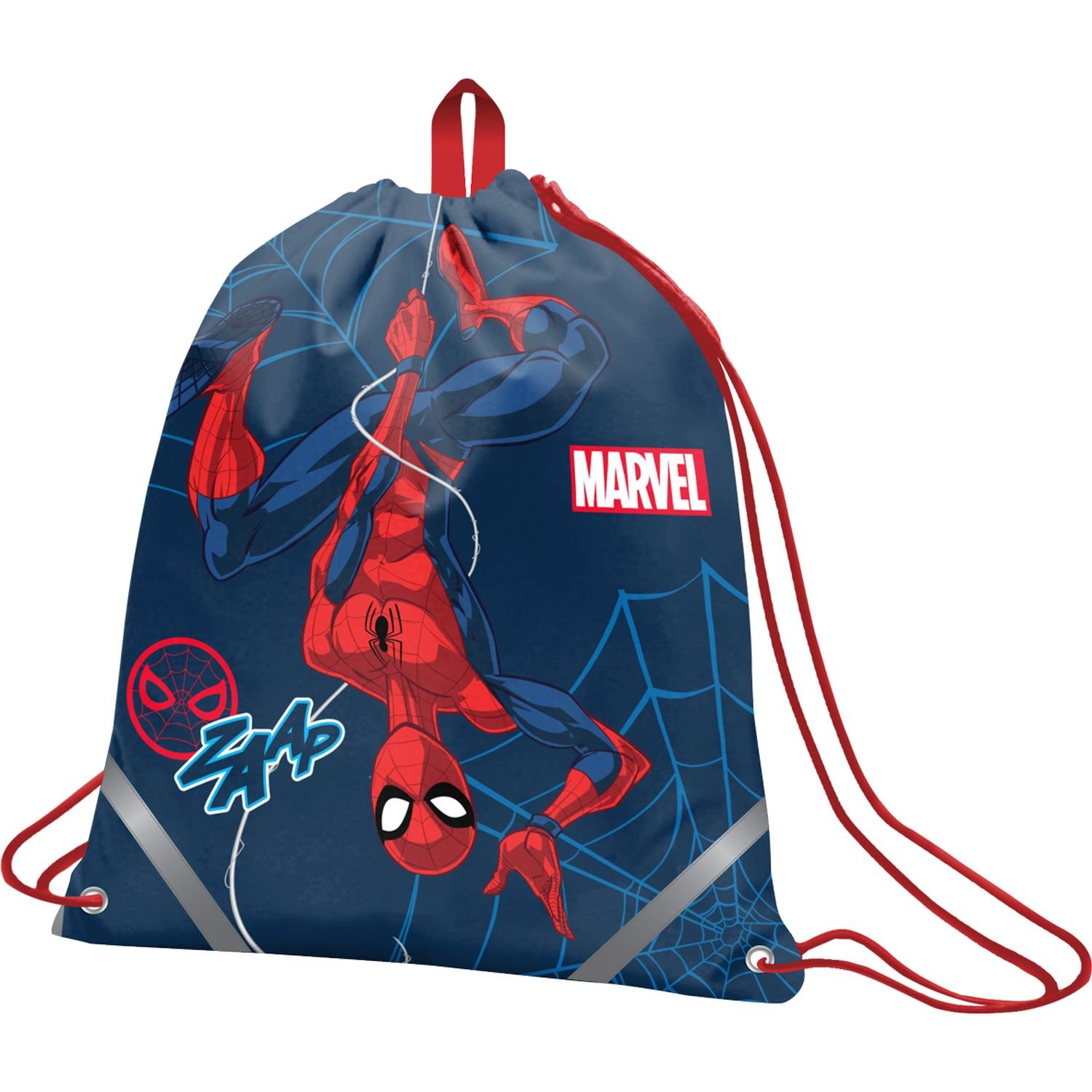 Сумка для обуви Yes SB-10 Marvel Spiderman, синяя (533187) - фото 1