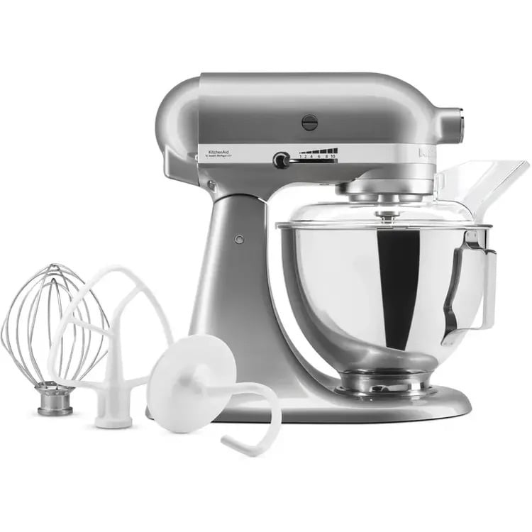 Планетарный миксер KitchenAid 4.3 л хром (5KSM95PSEMC) - фото 6