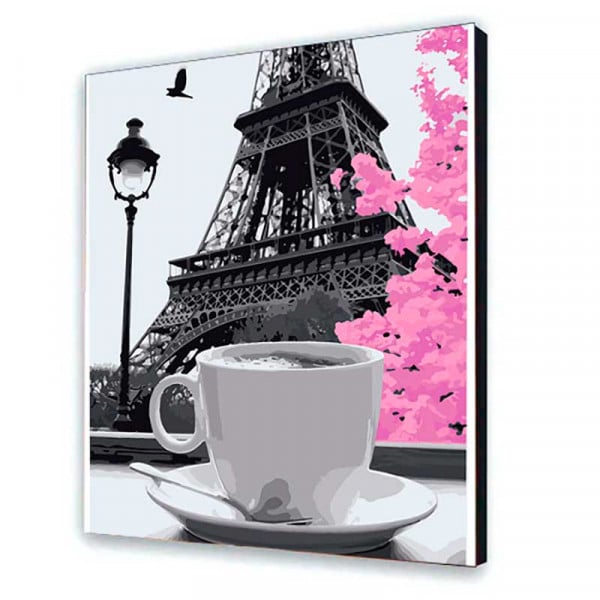 Картина за номерами ArtCraft Кава в Парижі 40x50 см (11208-AC) - фото 2