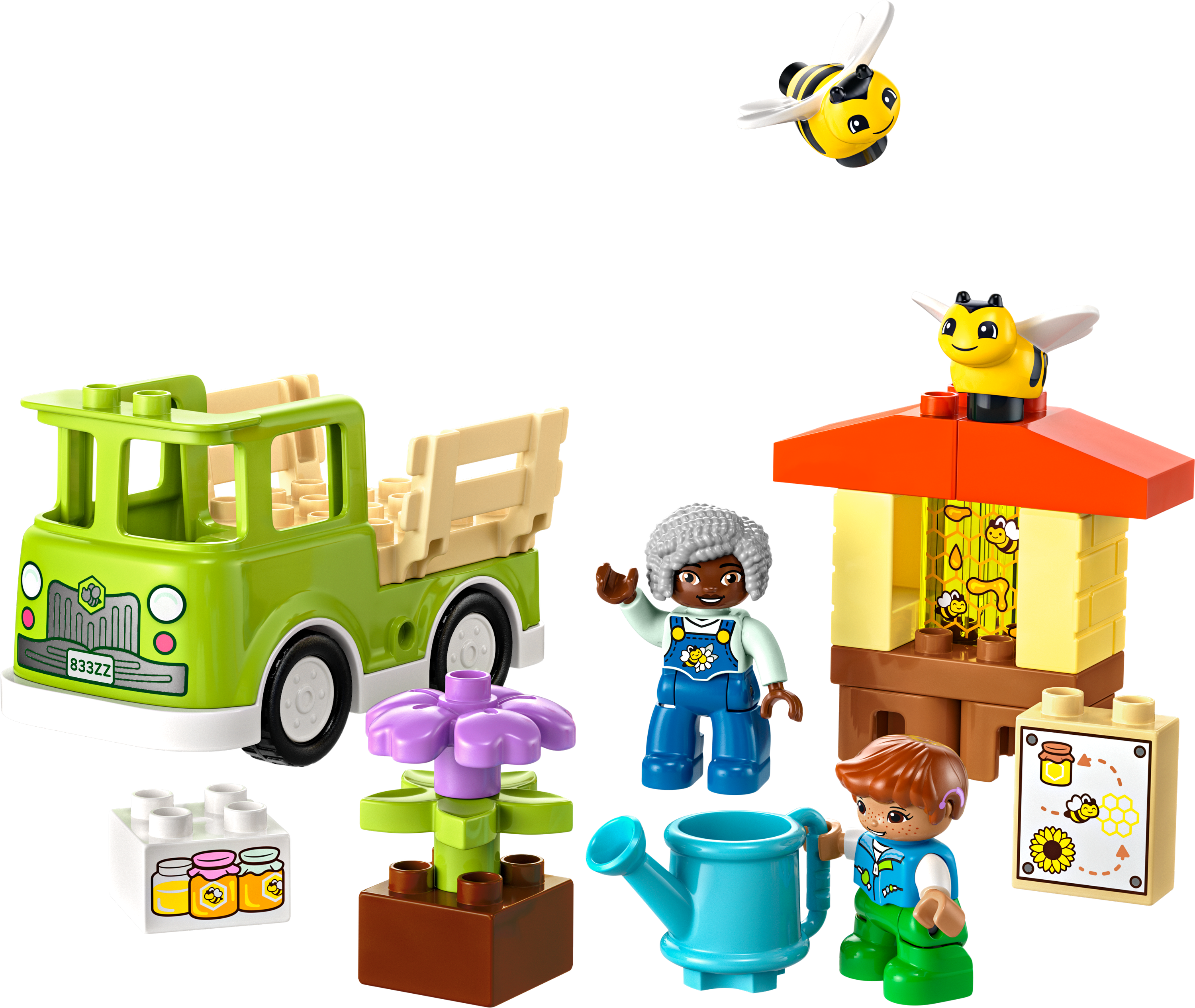 Конструктор LEGO DUPLO Догляд за бджолами й вуликами 22 деталі (10419) - фото 2