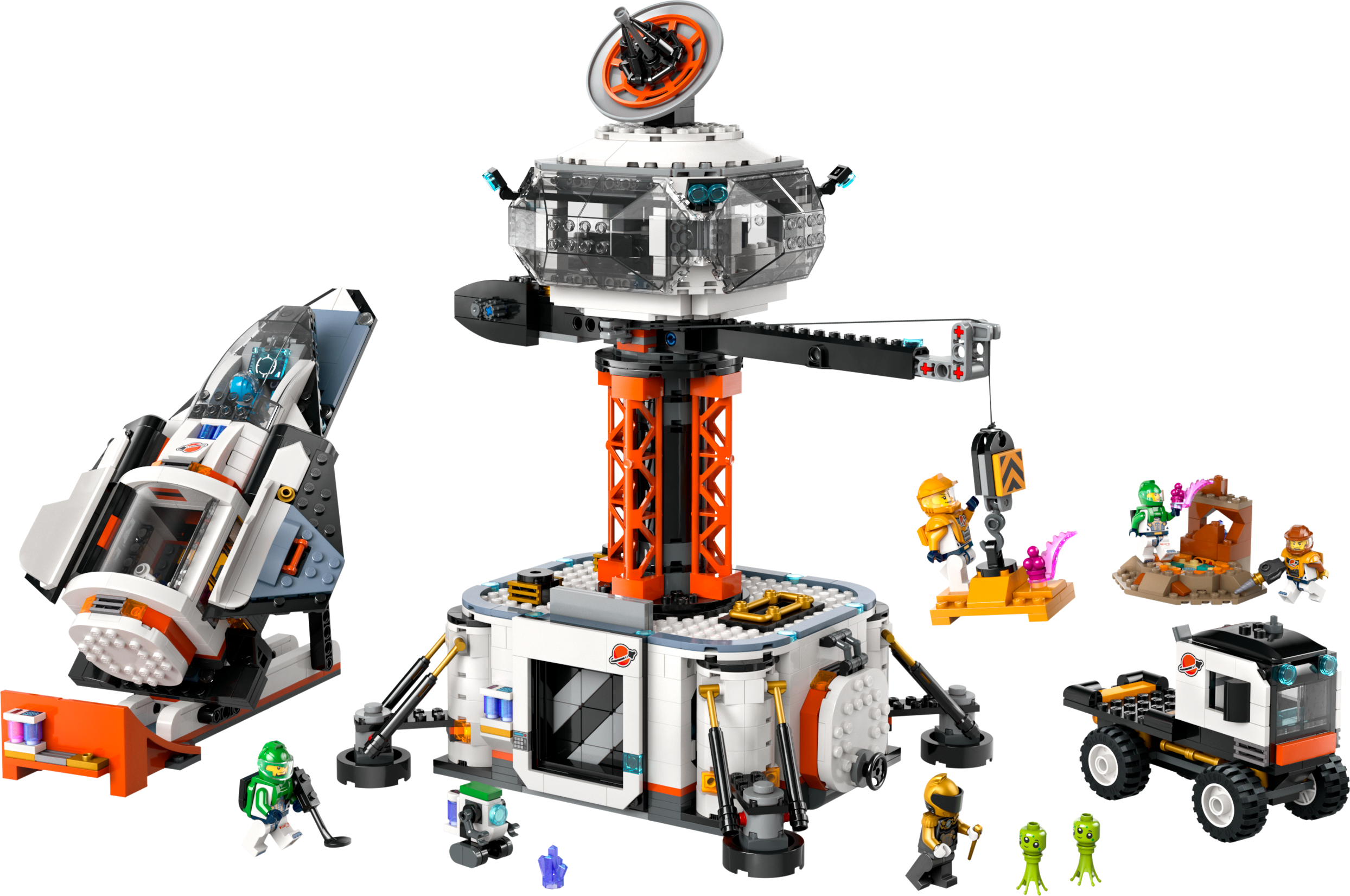 Конструктор LEGO City Космічна база й стартовий майданчик для ракети 1422 деталі (60434) - фото 2