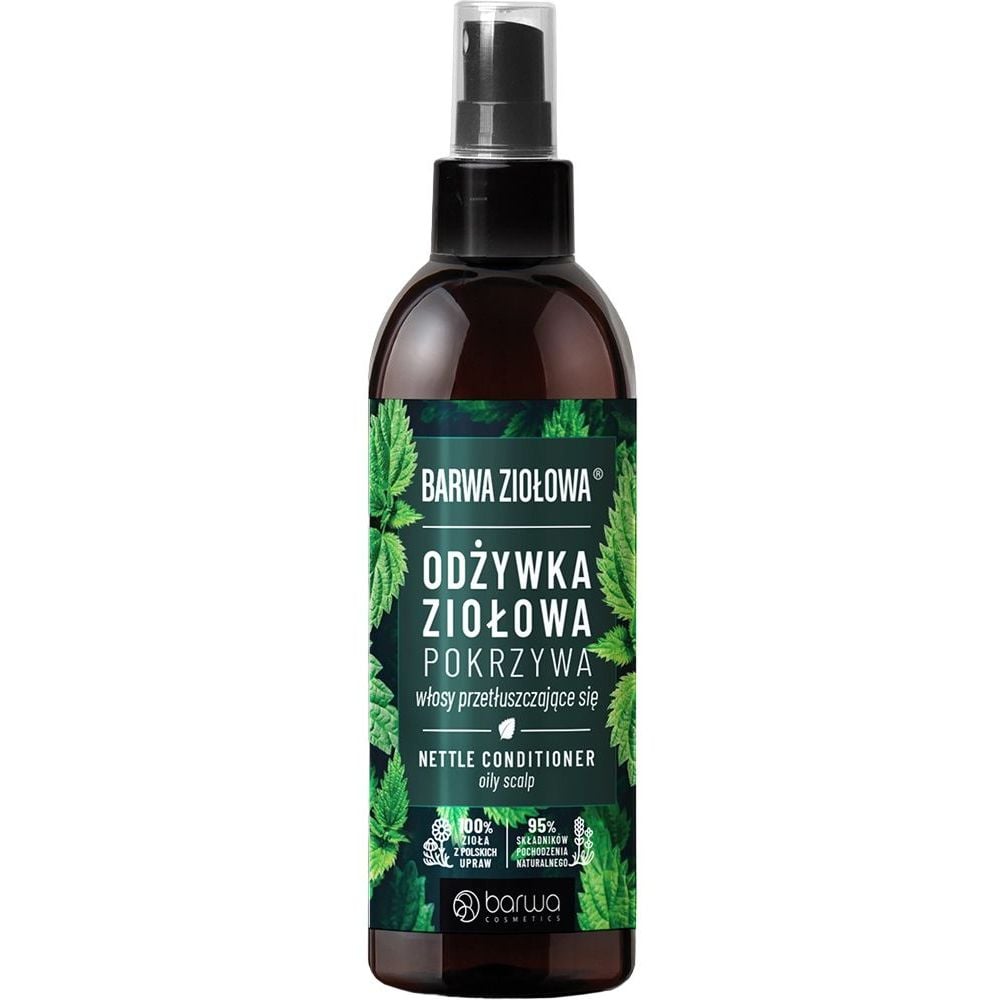 Спрей-кондиціонер для волосся Barwa Herbal з екстрактом кропиви, 250 мл - фото 1