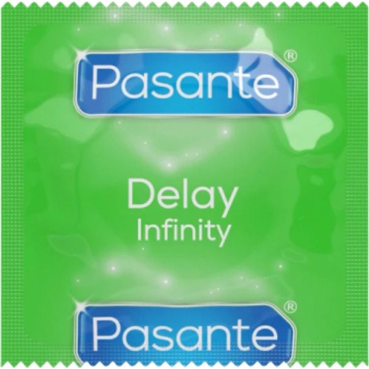 Презервативы Pasante Delay Infinity с анестетиком 12 шт. (ROZ6400230119) - фото 1