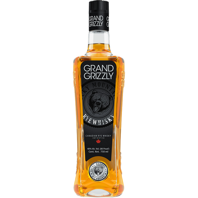 Виски Grand Grizzly Rye Canadian Whisky 5 yo, 40%, 0,75 л - фото 1