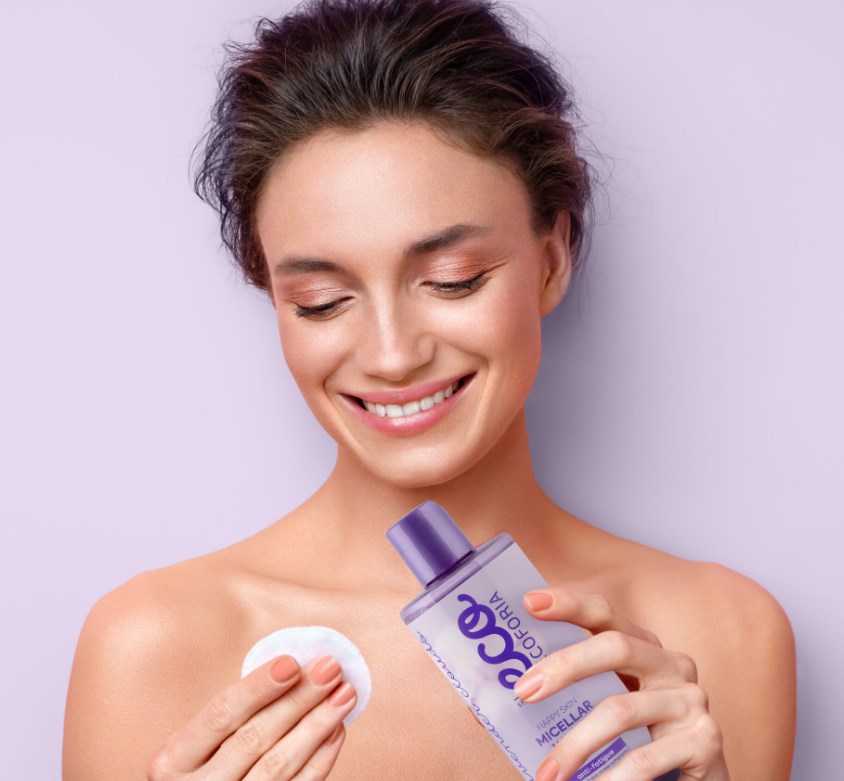 Мицеллярная вода Ecoforia Lavender Clouds Happy Skin 3 в 1 300 мл - фото 3