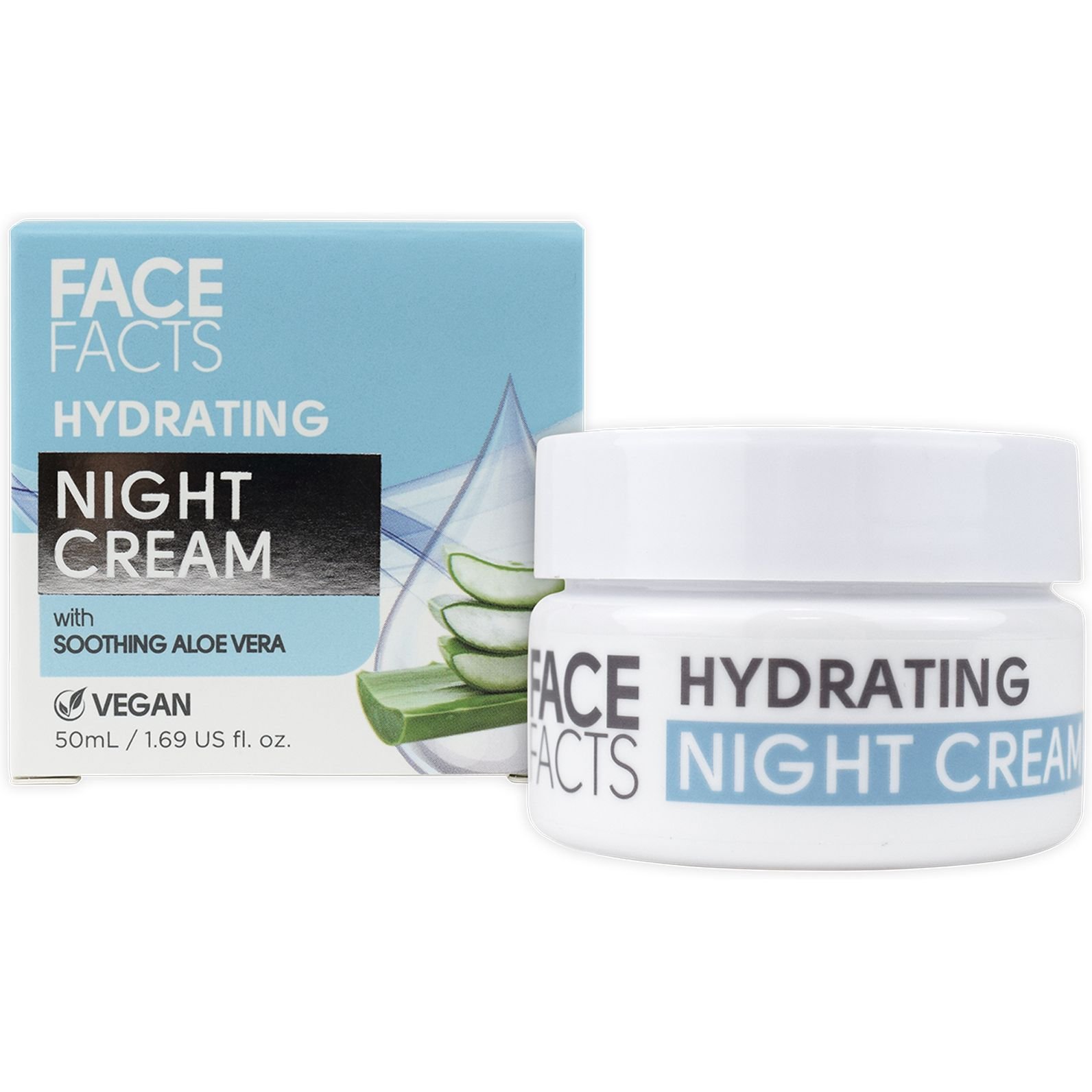 Увлажняющий ночной крем для лица Face Facts Hydrating Night Cream 50 мл - фото 1
