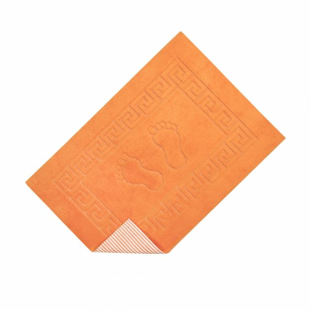 Коврик для ванной Lotus, 65х45 см, оранжевый (svt-2000022211635) - фото 1