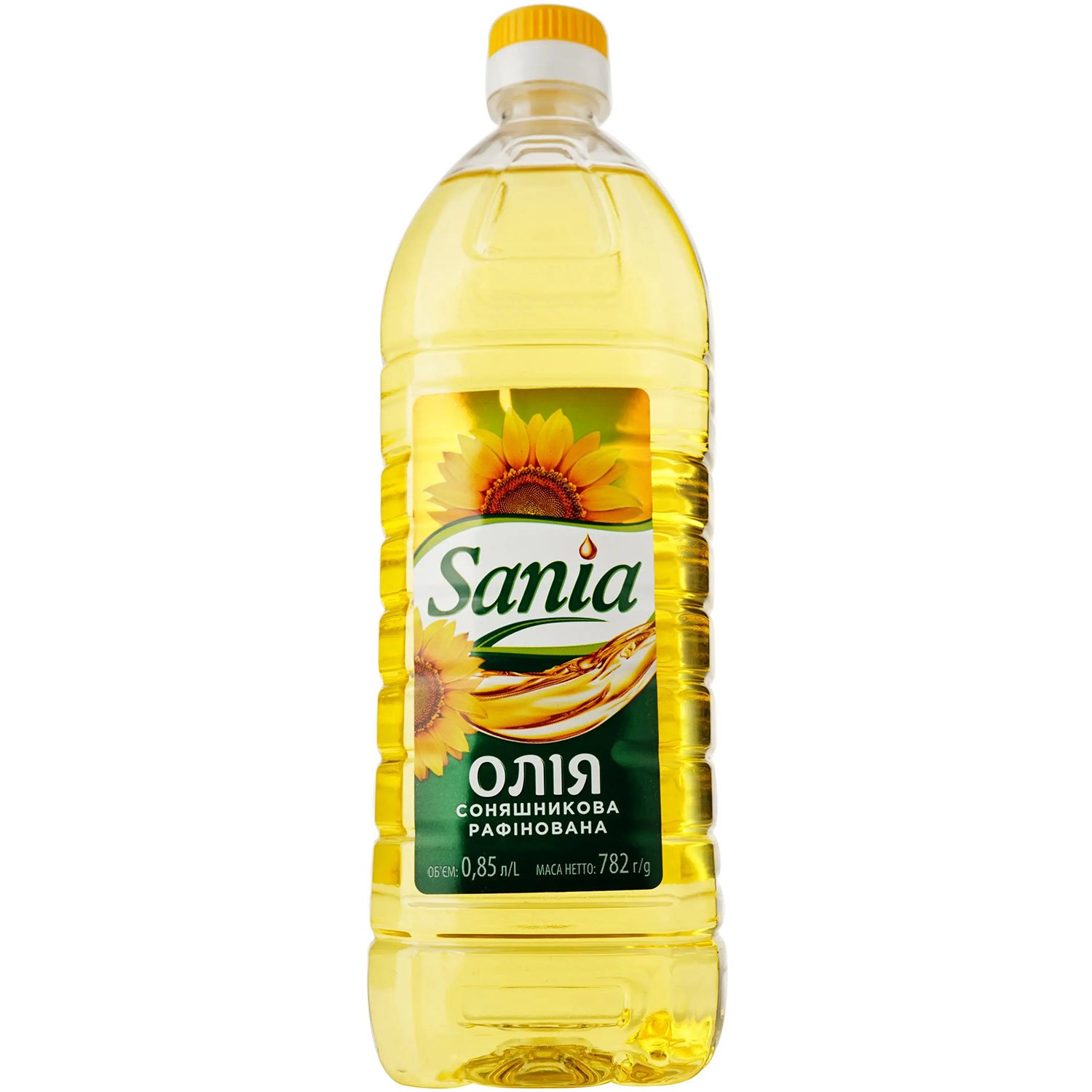 Олія соняшникова Sania рафінована 850 мл (921294) - фото 1