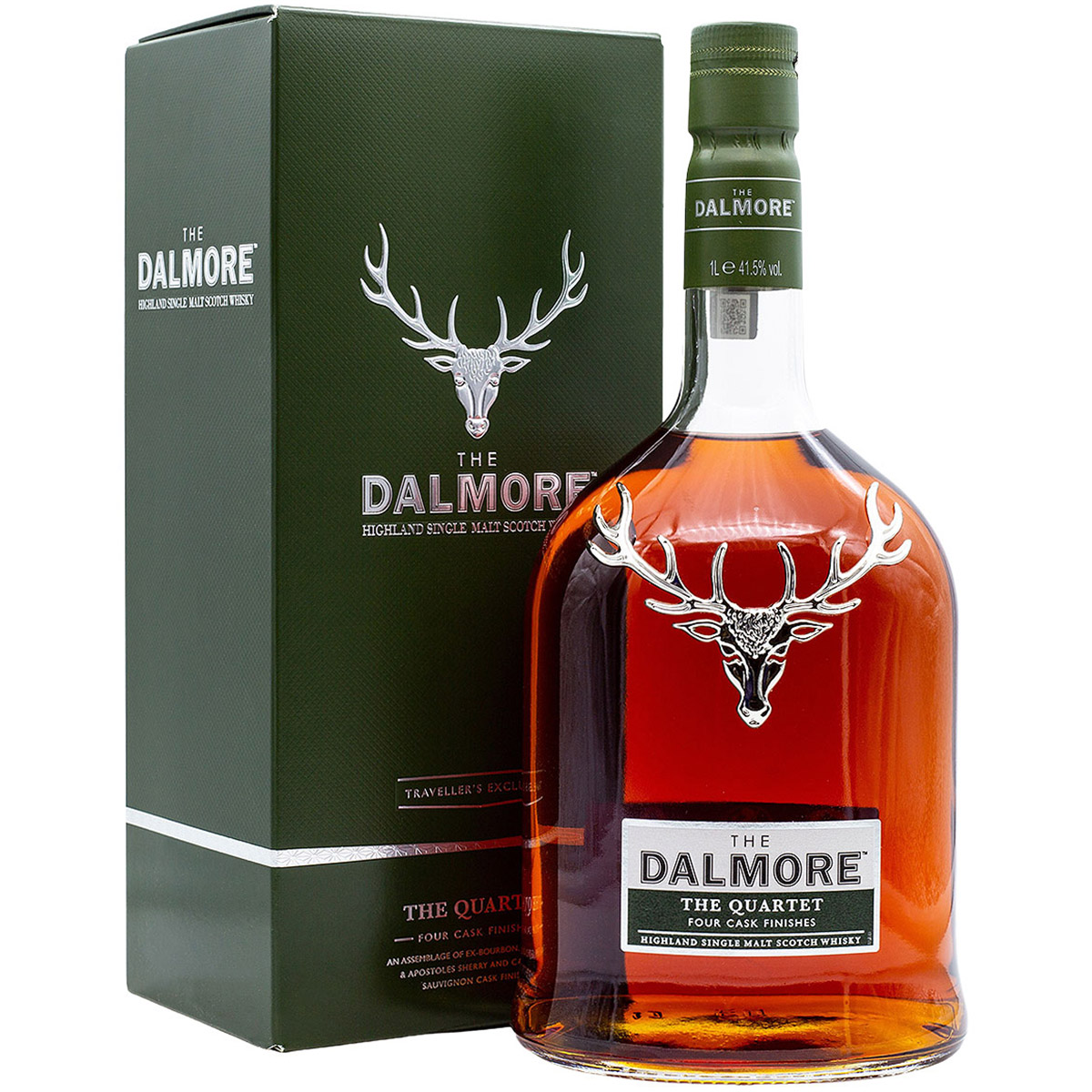 Виски Dalmore The Quartet Single Malt Scotch Whisky 41,5% 1 л в подарочной упаковке - фото 1