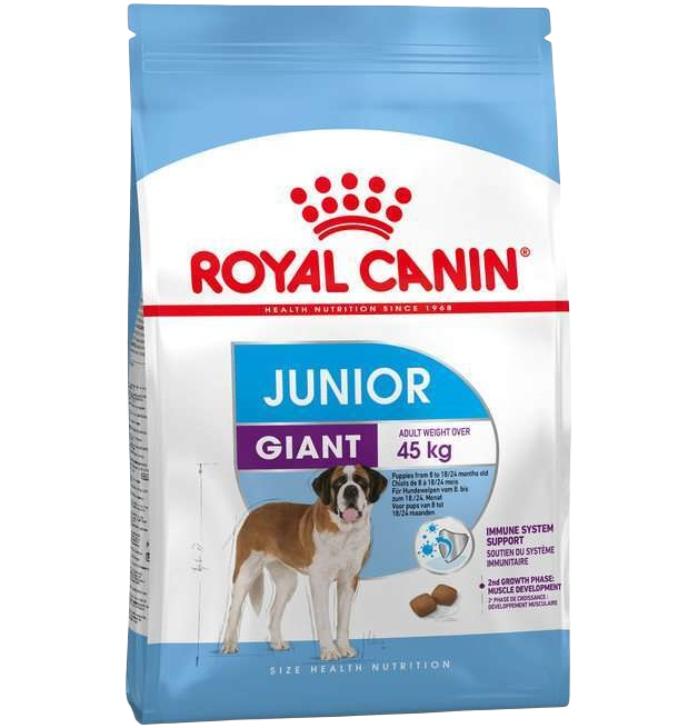 Сухой корм для щенков гигантских пород от 8 до 24 месяцев Royal Canin Giant Junior, 15 кг (3031150) - фото 1