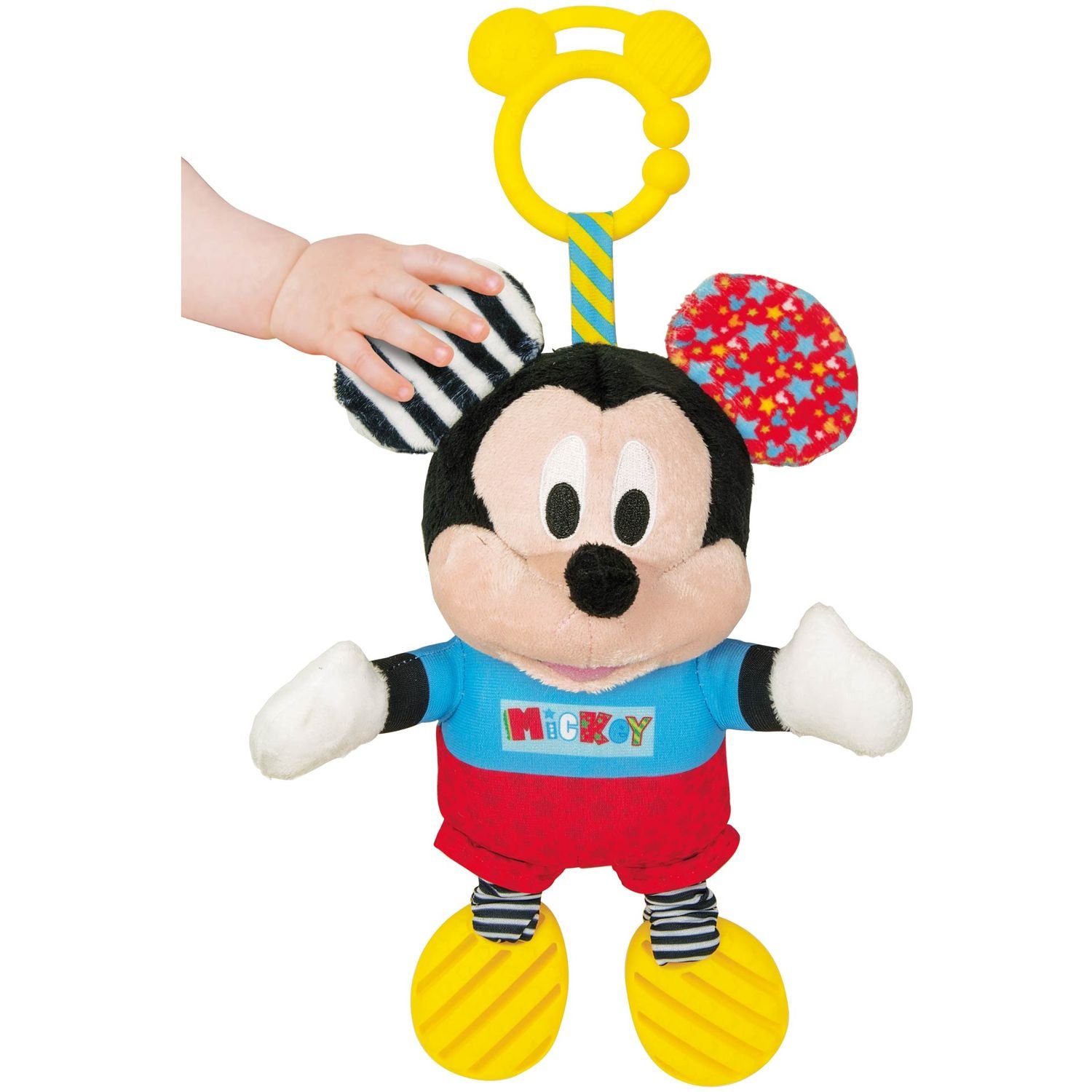 М'яка іграшка-підвіска на коляску Baby Clementoni Mickey Disney Baby (17165) - фото 5